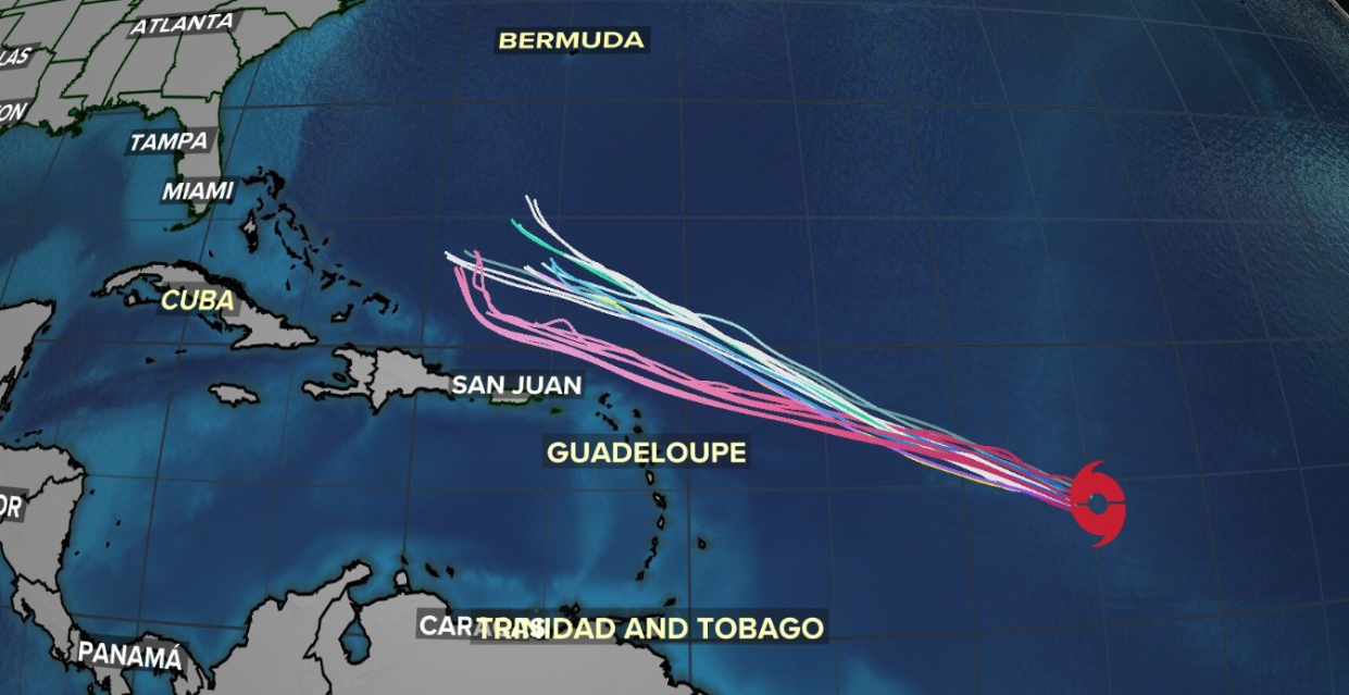 The ‘spaghetti models’ for Hurricane Lee (10 Tampa Bay)