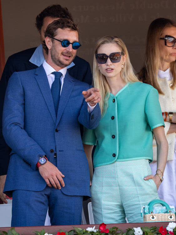 Pierre Casiraghi y Beatrice Borromeo en el tenis