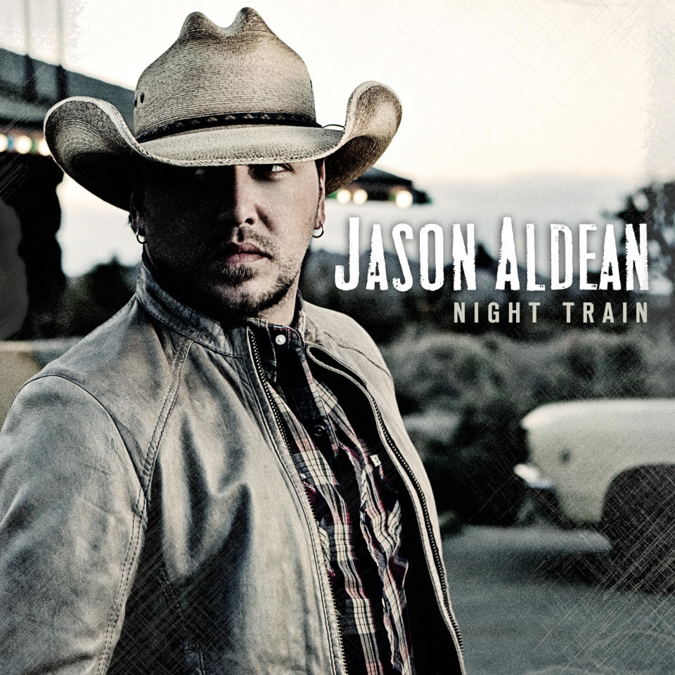 This CD cover released by Broken Bow Records shows the upcoming album "Night Train," by Jason Aldean. The album will be released on Oct. 16. (AP Photo/Broken Bow Records)