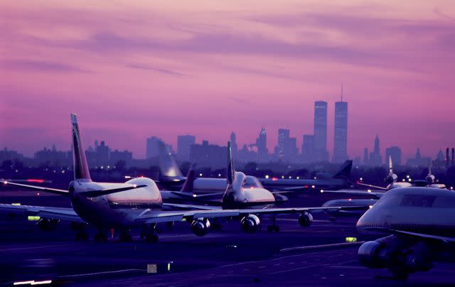 Jake Rajs / Getty Images Stock image of airplane traffic at JFK