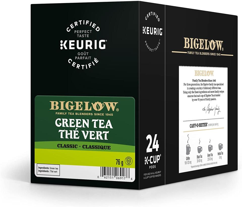 Bigelow Green Tea, 24 Count. Image via Amazon.