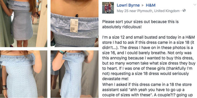 This plus-size blogger has exposed H&M's ridiculous sizing