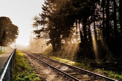 <span class="caption">Investing in rail can put transport emissions on the right track.</span> <span class="attribution"><a class="link " href="https://unsplash.com/photos/vYAqrQ8t5Jw" rel="nofollow noopener" target="_blank" data-ylk="slk:Cory Woodward/Unsplash;elm:context_link;itc:0;sec:content-canvas">Cory Woodward/Unsplash</a>, <a class="link " href="http://creativecommons.org/licenses/by-sa/4.0/" rel="nofollow noopener" target="_blank" data-ylk="slk:CC BY-SA;elm:context_link;itc:0;sec:content-canvas">CC BY-SA</a></span>