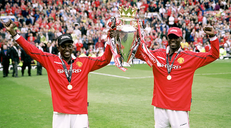 Andy Cole Manchester United Dwight Yorke