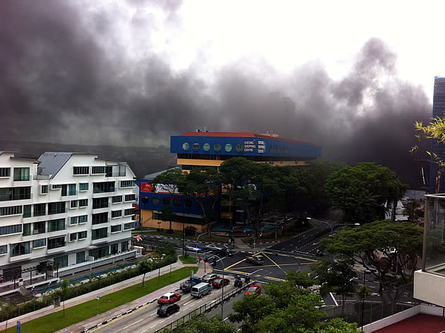 Fire at East Village Hotel