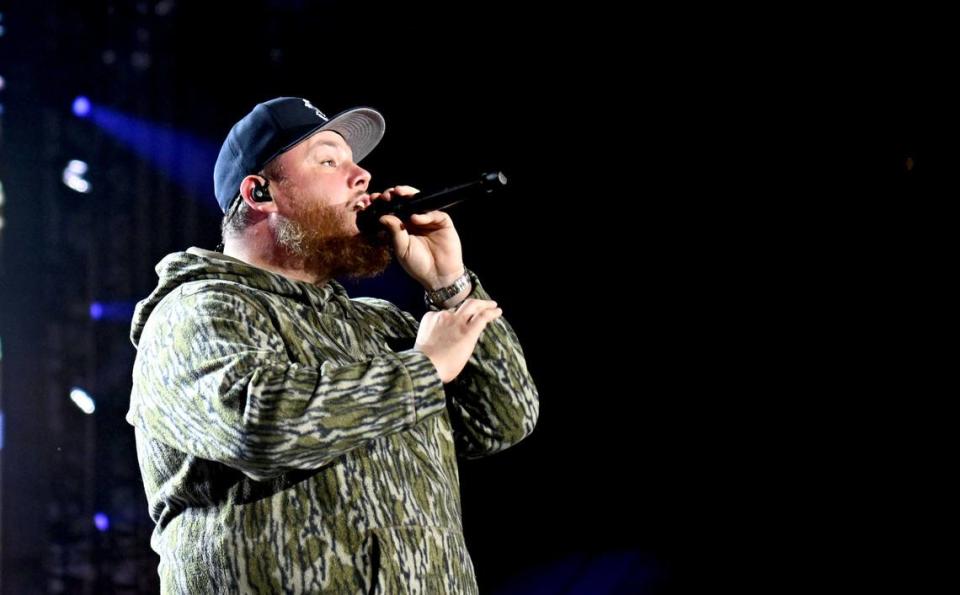 Luke Combs performs at Beaver Stadium on his Growin’ Up and Gettin’ Old tour on Saturday, April 27, 2024. Abby Drey/adrey@centredaily.com