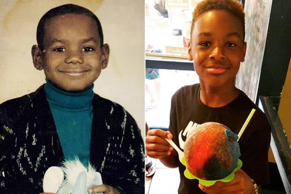 LeBron James & LeBron James Jr.