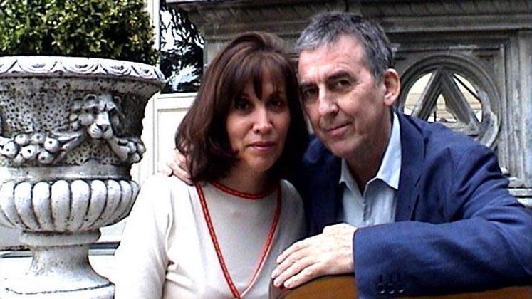 George Harrison on holiday in Italy with his wife, Olivia