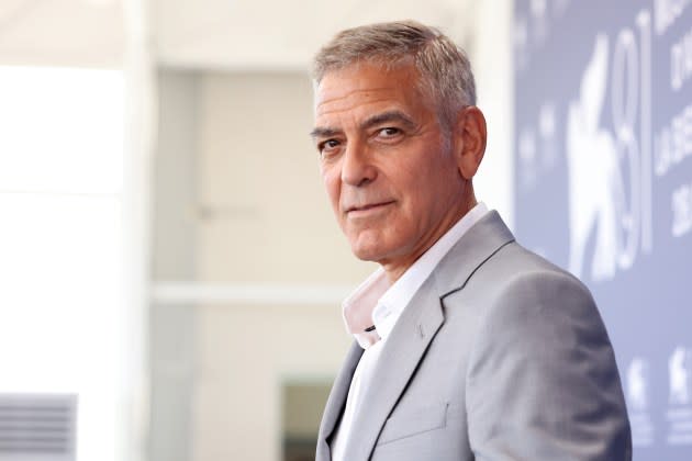 George Clooney at the 81st Venice International Film Festival on September 1, 2024 in Venice, Italy - Credit: Franco Origlia/Getty Images