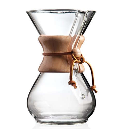 Chemex Classic Series Pour-Over Glass Coffee Maker (Amazon / Amazon)