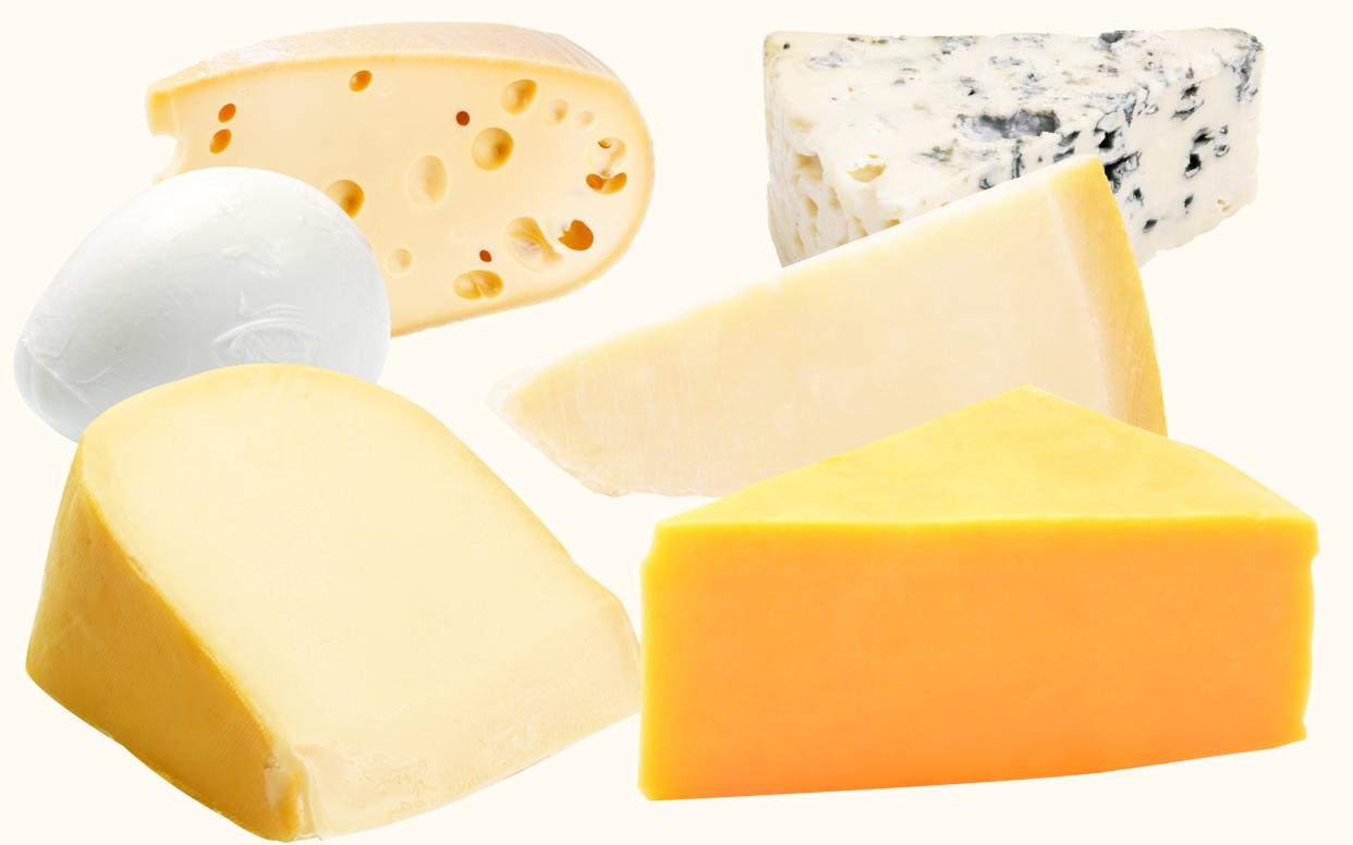 cheese collage