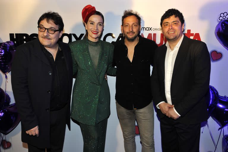 Fernán Mirás, Natalia Oreiro, Ariel Staltari y Alberto Ajaka