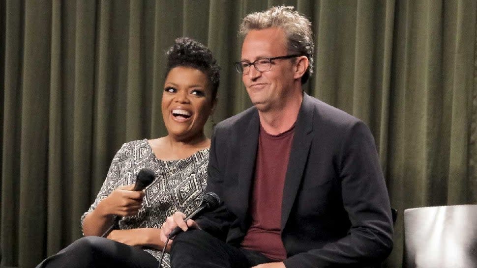 Yvette Nicole Brown and Matthew Perry