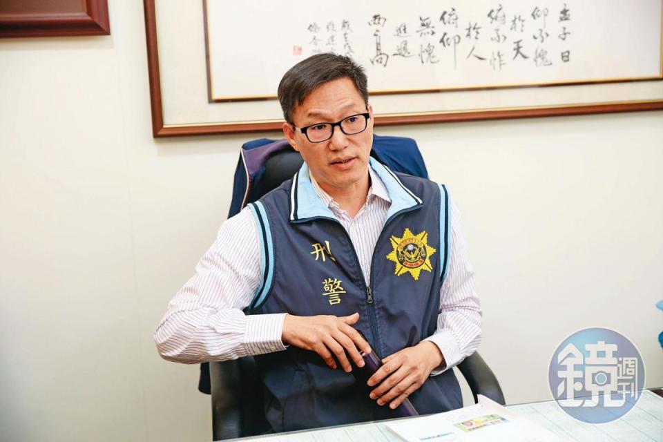 承辦台灣首宗開膛殺人案的警官張俊明（圖），對凶手的冷血，印象深刻。