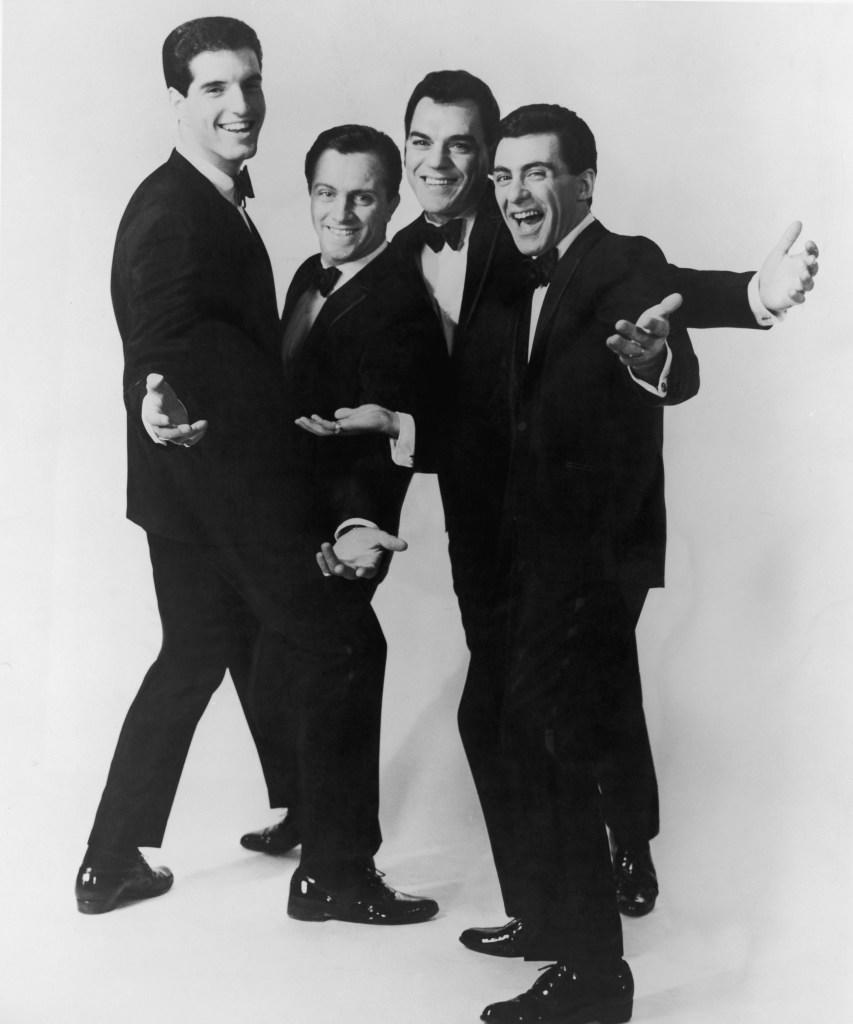 The Four Seasons’ career was documented in the Broadway play “Jersey Boys.” Getty Images