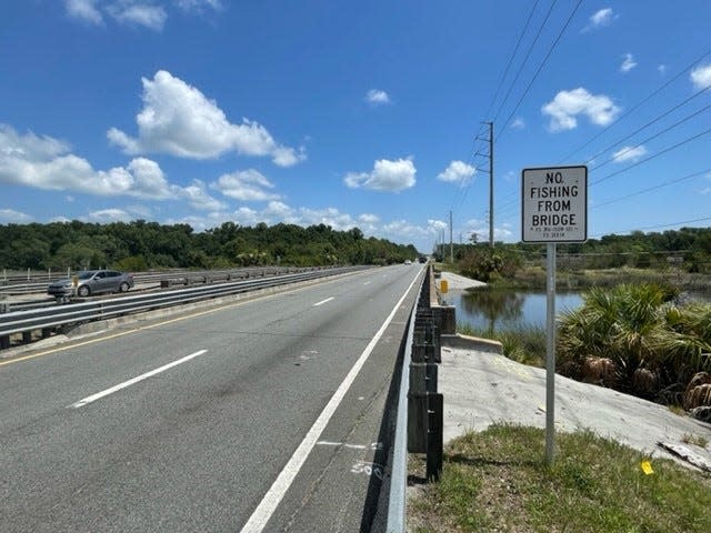 The Broward River Bridge on North Main Street, looking north.