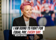 USWNT star Megan Rapinoe didn't commit to running for public office, but continued to <a href="https://sports.yahoo.com/uswnt-womens-world-cup-megan-rapinoe-political-office-run-equal-pay-donald-trump-000253452.html" data-ylk="slk:advocate for equal pay;elm:context_link;itc:0;sec:content-canvas;outcm:mb_qualified_link;_E:mb_qualified_link;ct:story;" class="link  yahoo-link">advocate for equal pay</a>.