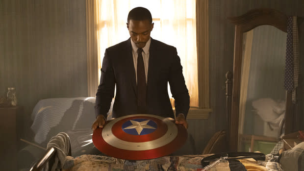 Anthony Mackie as Captain America/Sam Wilson<p>Marvel Studios/Disney</p>