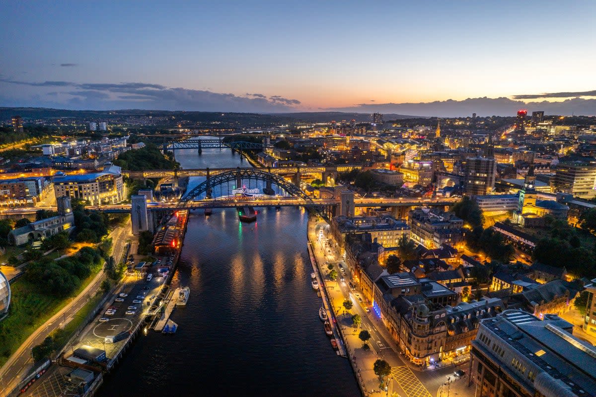 A view of the Tyne River and its iconic bridge (Getty Images/iStockphoto)