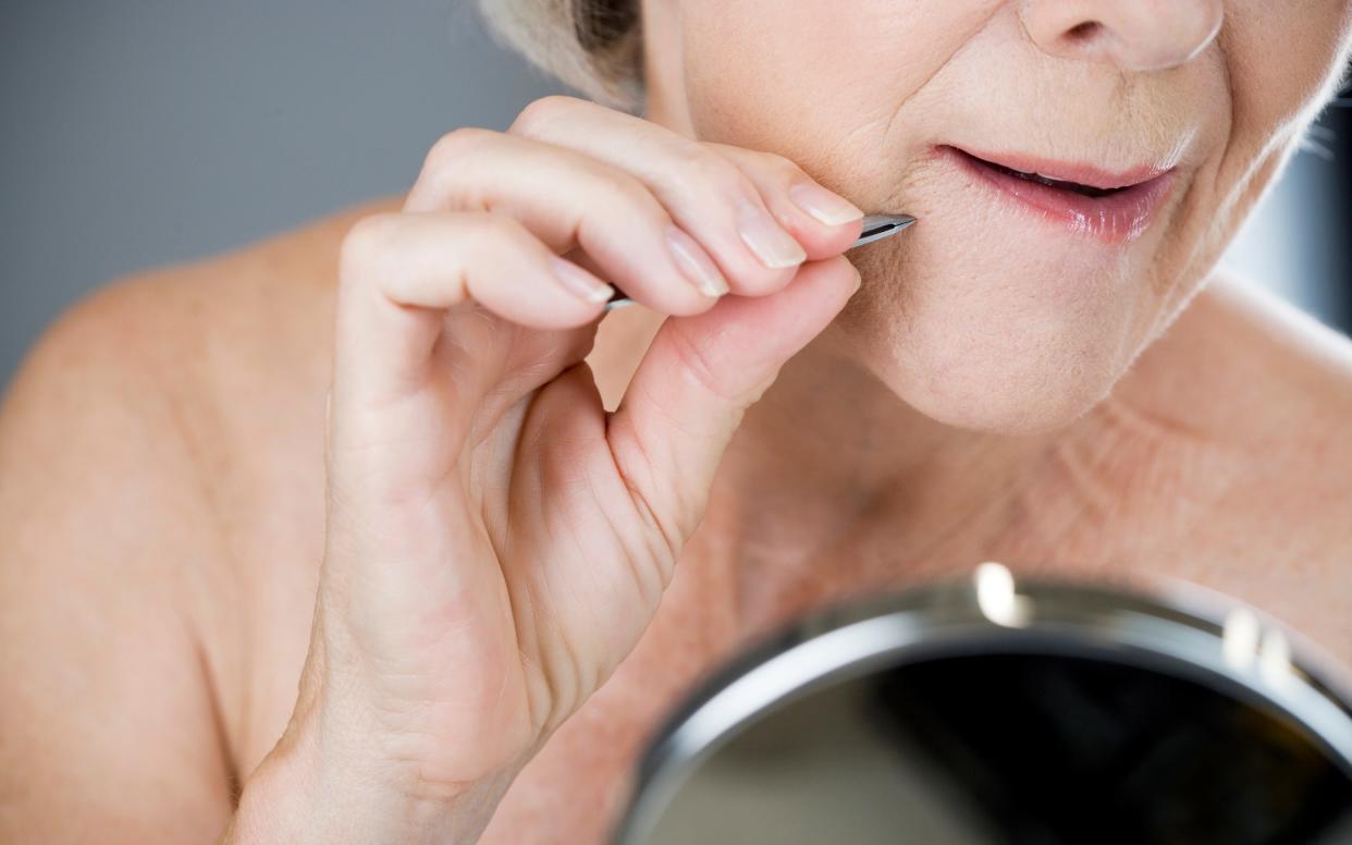 Chin hair - Getty images 