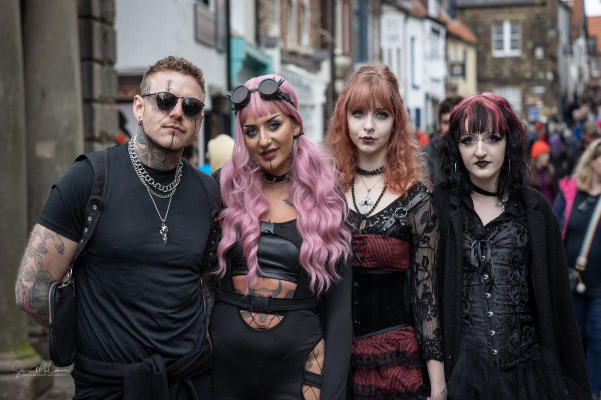 Goths in Whitby during the festival <i>(Image: Simon McCabe)</i>