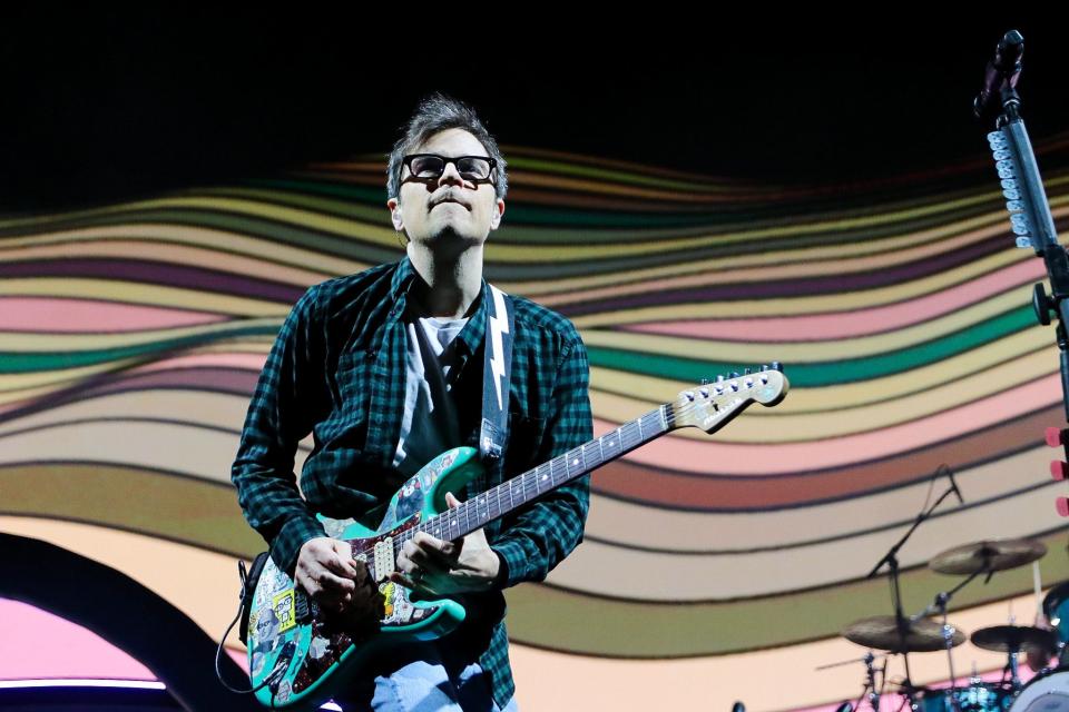 Rivers Cuomo is the front man for Weezer.