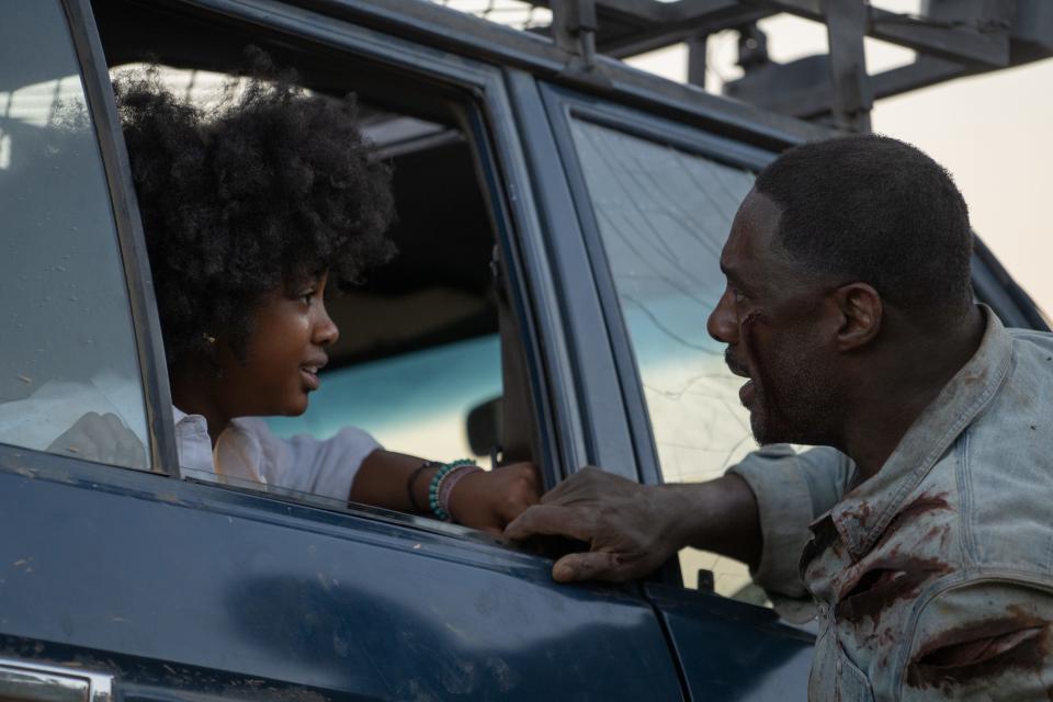 In "Beast," Leah Jeffries plays the daughter of a recently widowed father (idris Elba) who has to keep his two teenage daughters safe when a trip to a South African refuge goes wrong and they're hunted by a hungry rogue lion in the survival thriller.