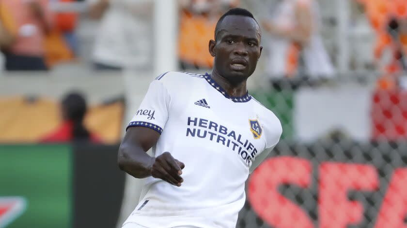 Los Angeles Galaxy defender Sega Coulibaly during the second half of an MLS soccer.