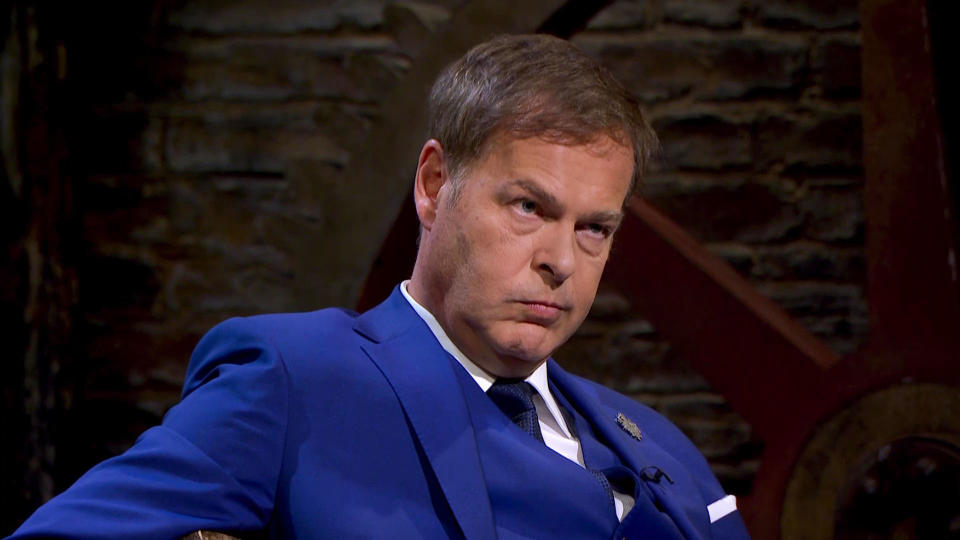 Peter Jones was involved in grilling in Dragons' Den. (BBC)