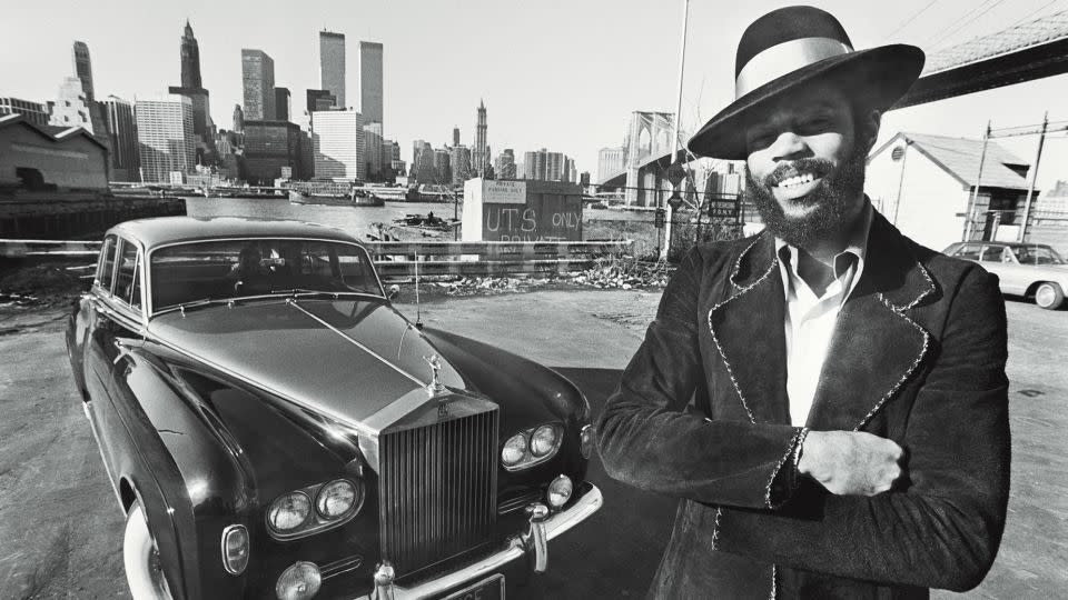 New York Knicks' star guard Walt Frazier pictured with his sleek Rolls Royce in January 1973. - Bettman/Getty Images/Courtesy Workman