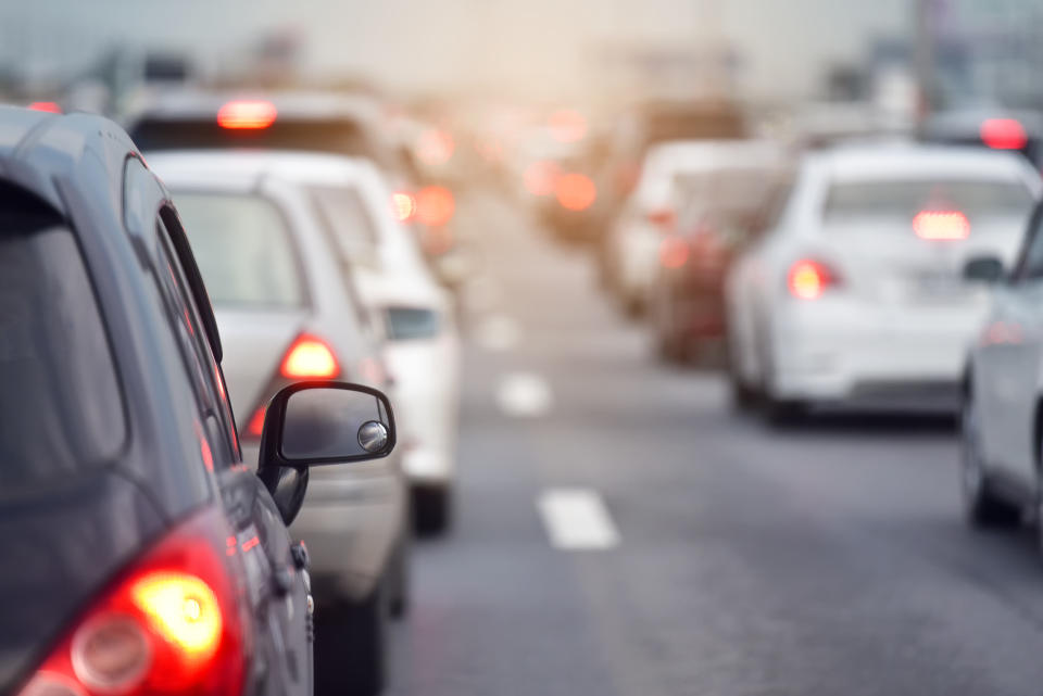 Traffic jam during rush hour. Source: Getty Images