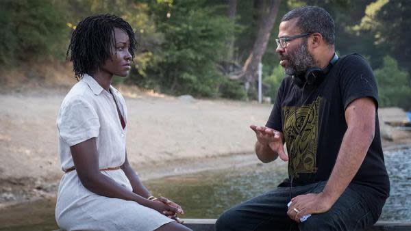 Lupita Nyong'o y Jordan Peele (Imagen: Universal)