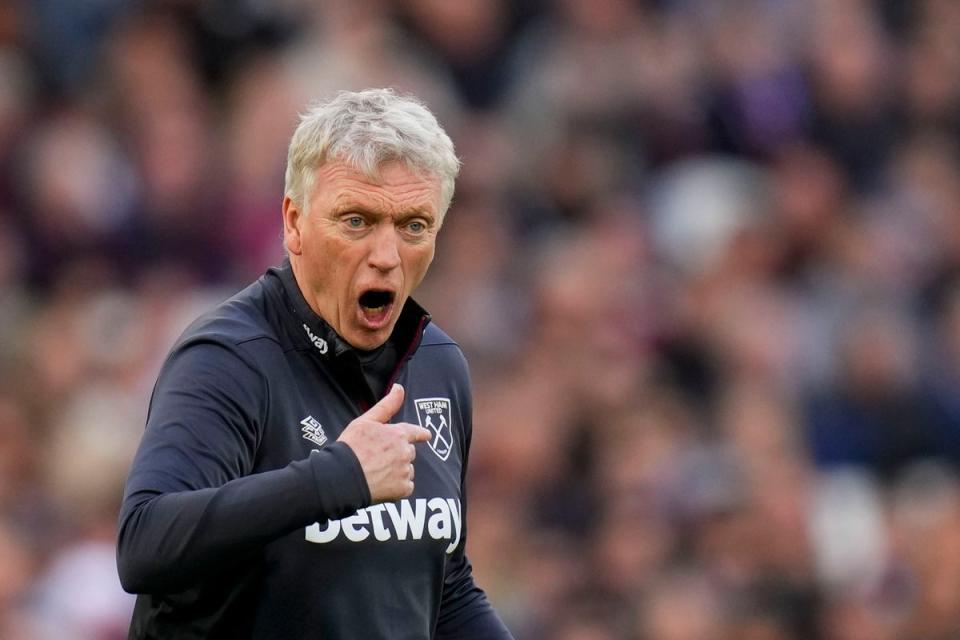 Fighting back: David Moyes has engineered a potentially pivotal tactical shift as he battles to keep West Ham job (AP)