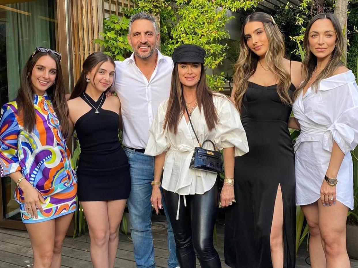 Kyle Richards and Mauricio Umansky family