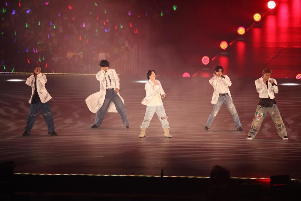 Aぇ! group昨天、今天都在大阪京瓷巨蛋舉辦演唱會。（圖／STARTO娛樂提供）