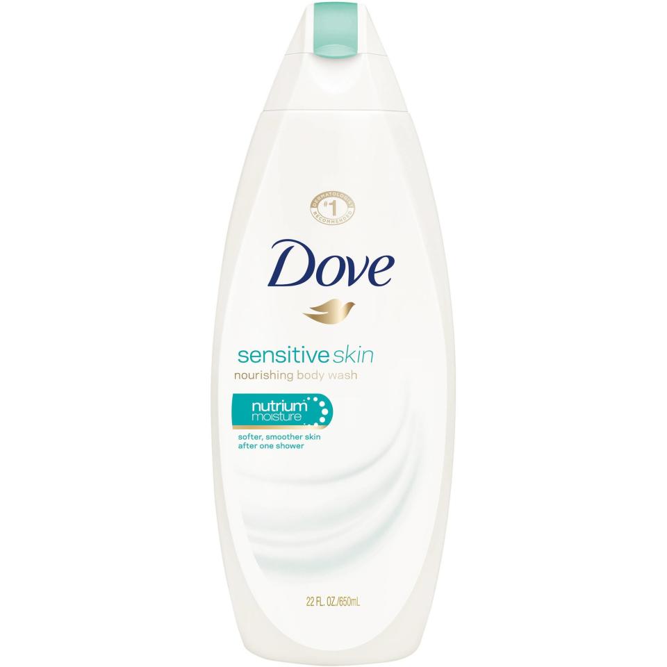 Dove Sensitive Skin Body Wash, $5,