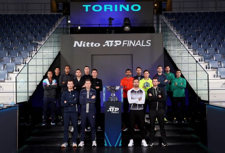 Las ocho parejas que disputan el ATP Finals, en el Pala Alpitour Turín, con tres argentinos: Zeballos, Molteni y González