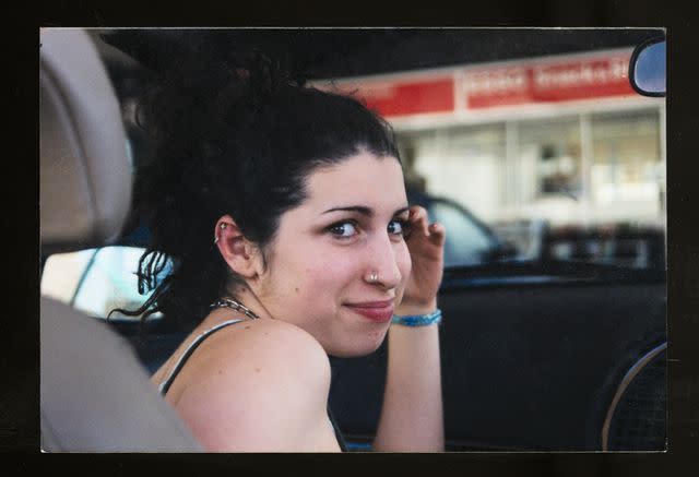 <p>Courtesy of HarperCollins</p> A young Amy Winehouse before she was famous.