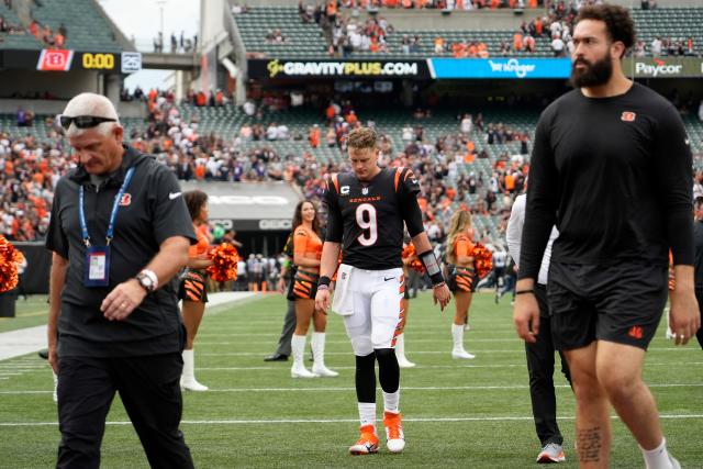 Joe Burrow: Cincinnati Bengals quarterback admits concern after 'tweaking'  calf injury in loss to Baltimore Ravens, NFL News