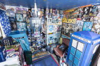 A Doctor Who superfan has laid claim to having the world’s largest collection of the show’s memorabilia - after spending over £100,000 on “at least a million” items. Brian Mattocks, 50, says he became “obsessed” with the hit BBC series after watching an episode in 1979 which ended on a cliffhanger - and he hasn’t missed an episode since. His loving parents bought the then nine-year-old boy a Dalek action figure which kickstarted his lifelong passion for collecting items from the show. Daleks are a fictional extraterrestrial race of mutants which are found in the series which has been running on BBC One since 1963. A Welsh schoolgirl, Lily Connors, recently bagged a Guinness World Record after amassing 6,641 Doctor Who items. Devoted Brian believes his "shrine" could easily beat but it would “take months to count”.