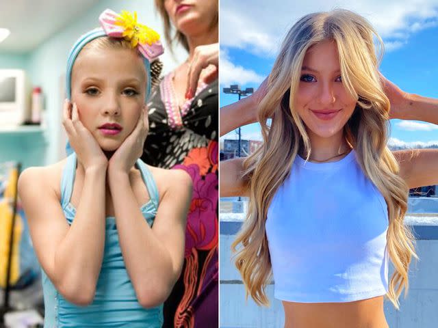 Lifetime ; Paige Hyland Instagram Paige Hyland on 'Dance Moms' then and now