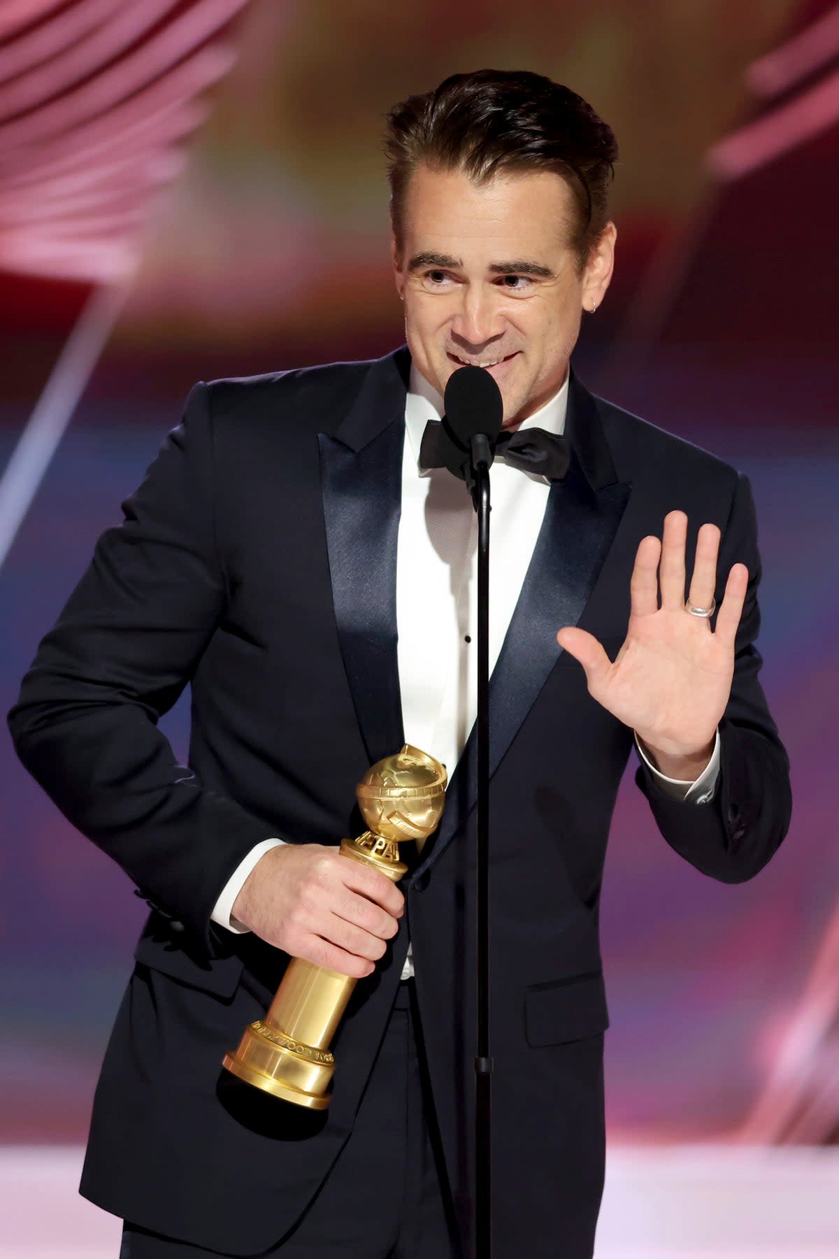 Colin Farrell at the Golden Globe Awards 2023 (AP)
