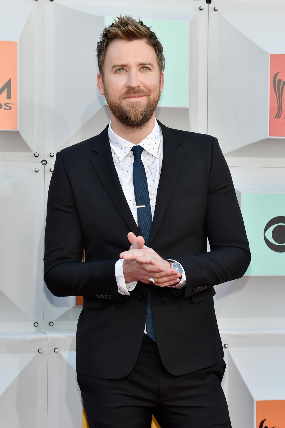 LAS VEGAS, NEVADA - APRIL 03:  Singer Charles Kelley of Lady Antebellum attends the 51st Academy of Country Music Awards at MGM Grand Garden Arena on April 3, 2016 in Las Vegas, Nevada.  (Photo by David Becker/Getty Images)