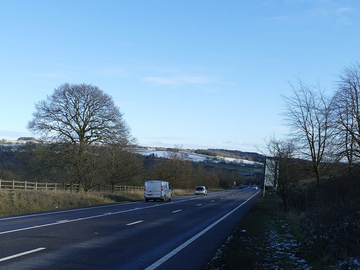 The crash occurred on the A65 in Ilkley, West Yorkshire (file photo) (Stephen Craven/Geograph/CC BY-SA 2.0)