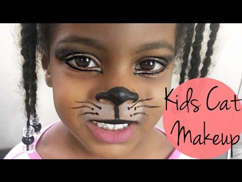 Black Cat Makeup - Face Paint Look