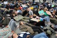 Activists take part in the Global Climate Strike in Bydgoszcz