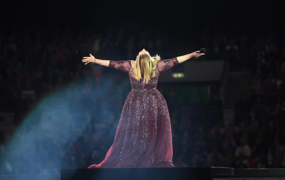 Adele was forced to cancel her two remaining shows in London due to vocal cord damage. But was that really the case? Source: Getty