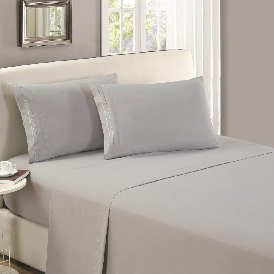 These premium bed sheets have more than 92,000 near-perfect reviews. (Photo: Amazon)