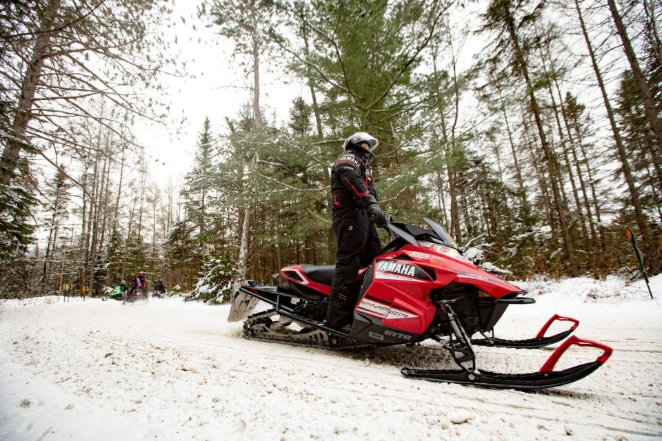 Wisconsin has miles of trails for snowmobiling across serene landscapes. On Friday, Jan. 12, 2024, Dane County Parks had received enough snow to open their snowmobile trails.