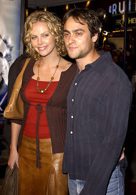 Mighty Joe Young star Charlize Theron and Stuart Townsend at the Westwood premiere of K-Pax